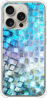 Силикон с усиленными углами чехол Переливающаяся чешуя для Apple iPhone 16 Pro - 227sp-3708 изображение 