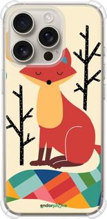 Силикон с усиленными углами чехол Rainbow fox для Apple iPhone 16 Pro - 4010sp-3708 изображение 