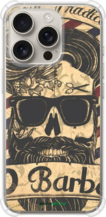 Силіконовий протиударний с посиленими кутами чехол Barber Shop для Apple iPhone 16 Pro - 4097sp-3708 изображение 