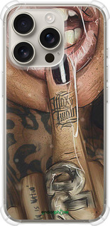 Силикон с усиленными углами чехол Swag-girl для Apple iPhone 16 Pro - 4124sp-3708 изображение 