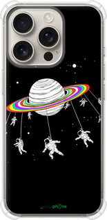 Силіконовий протиударний с посиленими кутами чехол Місячна карусель для Apple iPhone 16 Pro - 4136sp-3708 изображение 