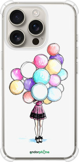 Силикон с усиленными углами чехол Шарики для Apple iPhone 16 Pro - 4387sp-3708 изображение 