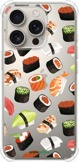 Силикон с усиленными углами чехол Суши для Apple iPhone 16 Pro - 4404sp-3708 изображение 