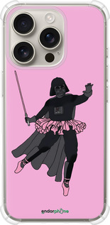 Силикон с усиленными углами чехол Pink Wader для Apple iPhone 16 Pro - 4456sp-3708 изображение 