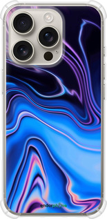 Силіконовий протиударний с посиленими кутами чехол Візерунок води для Apple iPhone 16 Pro - 4491sp-3708 изображение 