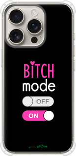 Силикон с усиленными углами чехол Bitch mode для Apple iPhone 16 Pro - 4548sp-3708 изображение 