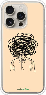 Силіконовий протиударний с посиленими кутами чехол Думки для Apple iPhone 16 Pro - 4568sp-3708 изображение 