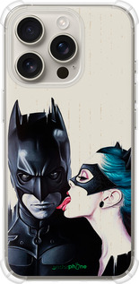 Силикон с усиленными углами чехол Бэтмен для Apple iPhone 16 Pro - 4678sp-3708 изображение 