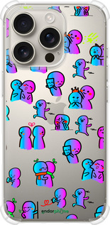 Силіконовий протиударний с посиленими кутами чехол Емоції для Apple iPhone 16 Pro - 4736sp-3708 изображение 