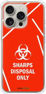Силикон с усиленными углами чехол biohazard 27 для Apple iPhone 16 Pro - 4843sp-3708 изображение 