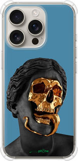 Силіконовий протиударний с посиленими кутами чехол Sculptures для Apple iPhone 16 Pro - 4845sp-3708 изображение 