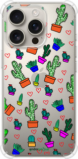 Силіконовий протиударний с посиленими кутами чехол Кактуси 4 для Apple iPhone 16 Pro - 4856sp-3708 изображение 