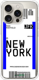 Силикон с усиленными углами чехол New York для Apple iPhone 16 Pro - 4861sp-3708 изображение 