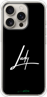 Силіконовий протиударний с посиленими кутами чехол Lady 2 для Apple iPhone 16 Pro - 4867sp-3708 изображение 