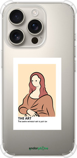 Силикон с усиленными углами чехол The art для Apple iPhone 16 Pro - 4890sp-3708 изображение 