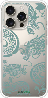 Силикон с усиленными углами чехол Дракон для Apple iPhone 16 Pro - 5476sp-3708 изображение 