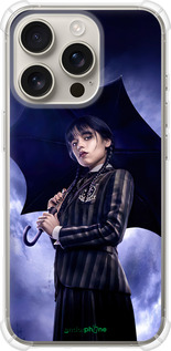 Силикон с усиленными углами чехол Wednesday v2 для Apple iPhone 16 Pro - 5516sp-3708 изображение 