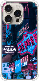 Силіконовий протиударний с посиленими кутами чехол Hong Kong City для Apple iPhone 16 Pro - 5536sp-3708 изображение 