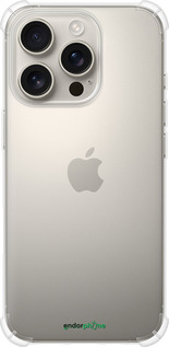 Силіконовий протиударний с посиленими кутами чохол 'Прозорий' для iPhone 16 Pro зображення 6