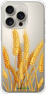Силикон с усиленными углами чехол Колоски пшеници для Apple iPhone 16 Pro - 5866sp-3708 изображение 