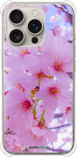 Силикон с усиленными углами чехол Сакура для Apple iPhone 16 Pro - 6029sp-3708 изображение 