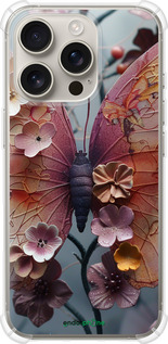Силикон с усиленными углами чехол Fairy Butterfly для Apple iPhone 16 Pro - 6048sp-3708 изображение 