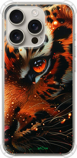 Силикон с усиленными углами чехол Tiger для Apple iPhone 16 Pro - 6053sp-3708 изображение 