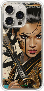 Силіконовий протиударний с посиленими кутами чехол Воїнка вітрів для Apple iPhone 16 Pro - 6077sp-3708 изображение 