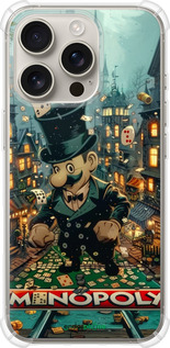 Силикон с усиленными углами чехол Сказочный Monopoly для Apple iPhone 16 Pro - 6086sp-3708 изображение 