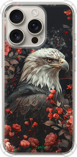 Силикон с усиленными углами чехол Цветочный страж для Apple iPhone 16 Pro - 6102sp-3708 изображение 