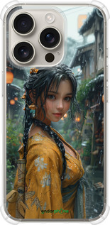 Силіконовий протиударний с посиленими кутами чехол Anime-girl для Apple iPhone 16 Pro - 6133sp-3708 изображение 