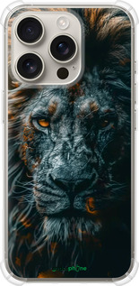 Силикон с усиленными углами чехол Лев в сумерках для Apple iPhone 16 Pro - 6154sp-3708 изображение 