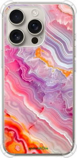 Силикон с усиленными углами чехол Мрамор 2 для Apple iPhone 16 Pro - 6307sp-3708 изображение 