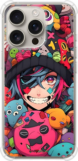 Силіконовий протиударний с посиленими кутами чехол Аніме хлопець для Apple iPhone 16 Pro - 6317sp-3708 изображение 