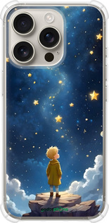 Силикон с усиленными углами чехол Маленький принц для Apple iPhone 16 Pro - 6326sp-3708 изображение 