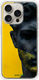 Силіконовий протиударний с посиленими кутами чехол Статуя арт для Apple iPhone 16 Pro - 6330sp-3708 изображение 