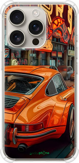 Силикон с усиленными углами чехол Порше для Apple iPhone 16 Pro - 6334sp-3708 изображение 