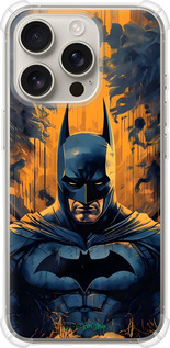 Силикон с усиленными углами чехол Бэтмен для Apple iPhone 16 Pro - 6335sp-3708 изображение 