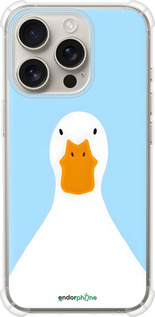 Силикон с усиленными углами чехол Гусь для Apple iPhone 16 Pro - 6350sp-3708 изображение 
