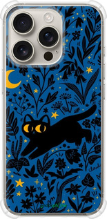 Силикон с усиленными углами чехол Летняя ночь для Apple iPhone 16 Pro - 6472sp-3708 изображение 