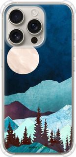 Силіконовий протиударний с посиленими кутами чехол Гірська ідилія нічний краєвид для Apple iPhone 16 Pro - 6488sp-3708 изображение 