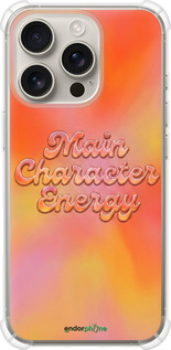 Силикон с усиленными углами чехол Aura Gradient Main Character Energy Aesthetic Y2K для Apple iPhone 16 Pro - 6783sp-3708 изображение 