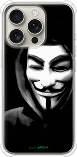 Силикон с усиленными углами чехол Анонимус для Apple iPhone 16 Pro - 832sp-3708 изображение 