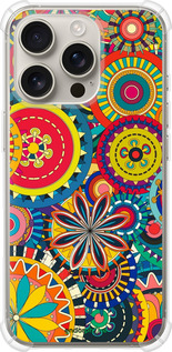 Силикон с усиленными углами чехол Узор 5 для Apple iPhone 16 Pro - 902sp-3708 изображение 