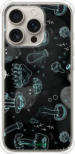 Силіконовий протиударний с посиленими кутами чехол Медузи для Apple iPhone 16 Pro - 906sp-3708 изображение 