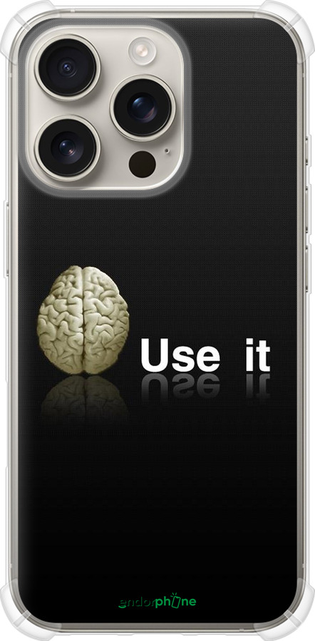 Силикон с усиленными углами чехол Use it для Apple iPhone 16 Pro - 207sp-3708 изображение 