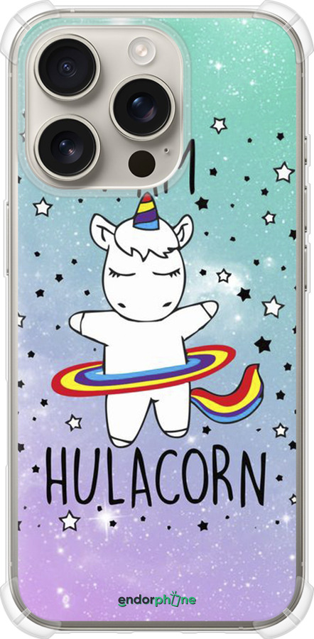 Силикон с усиленными углами чехол I'm hulacorn для Apple iPhone 16 Pro - 3976sp-3708 изображение 