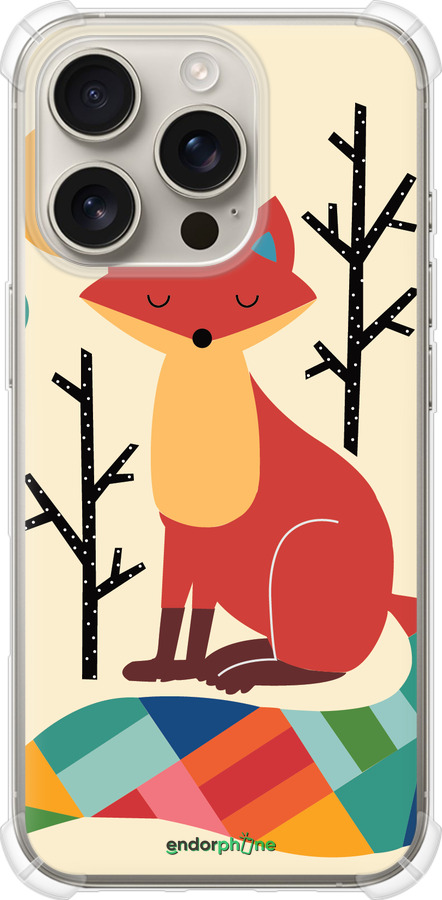 Силикон с усиленными углами чехол Rainbow fox для Apple iPhone 16 Pro - 4010sp-3708 изображение 