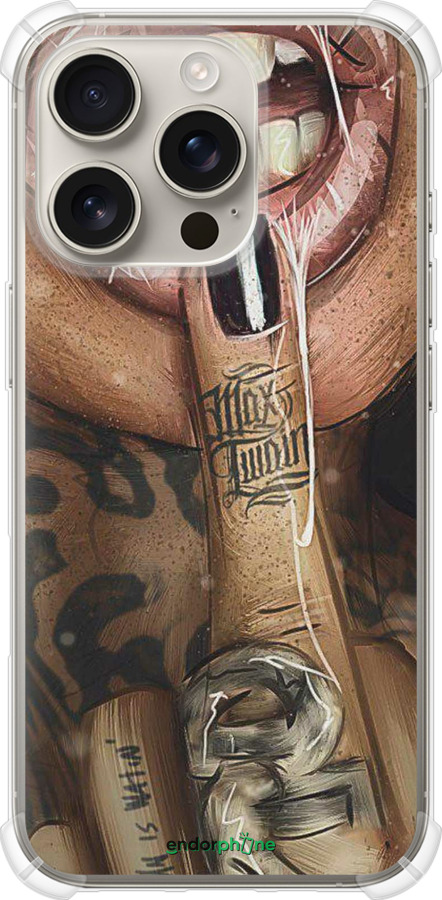 Силикон с усиленными углами чехол Swag-girl для Apple iPhone 16 Pro - 4124sp-3708 изображение 