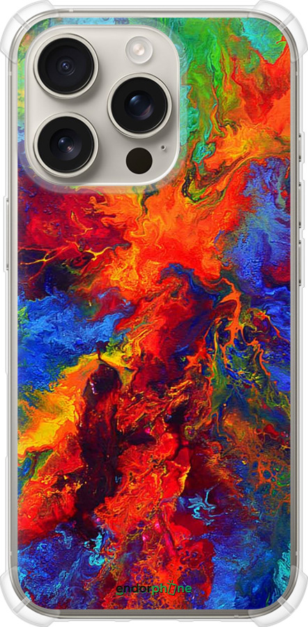 Силикон с усиленными углами чехол Акварель на холсте для Apple iPhone 16 Pro - 4150sp-3708 изображение 